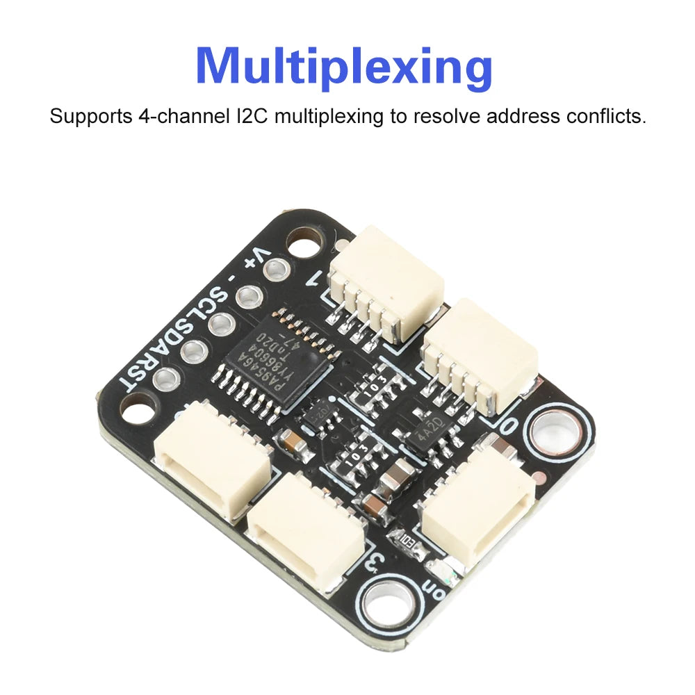 PCA9546 4-Channel I2C Multiplexer Board with Stemma QT Qwiic Interface for Sensor Networks Oasis Select