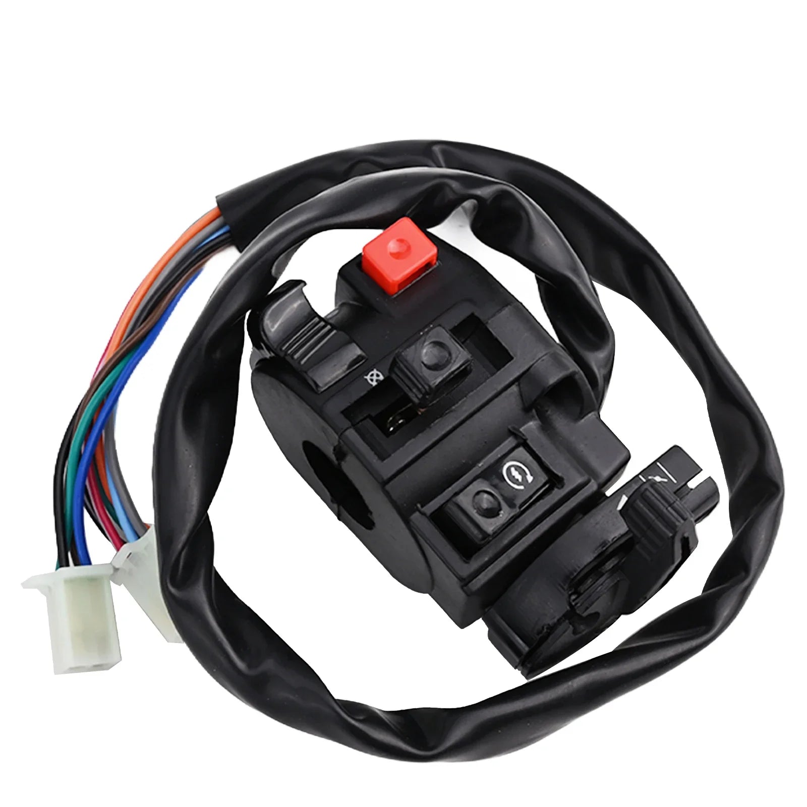 Choke Switch Motorcycle Handlebar Switch Anti-corrosion Direct Installation Easy To Use High Beam/low Beam Switch Oasis Select