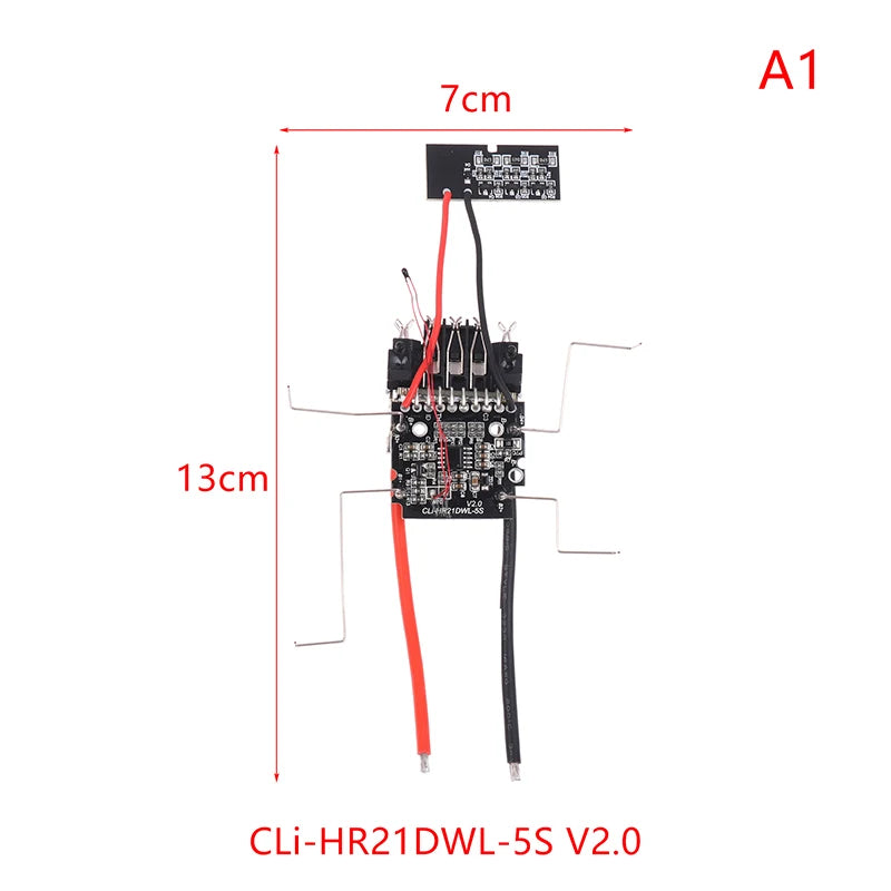 For DCB200 20V Power Tool Plastic Shell Protection Board Li-Ion Battery PCB Charging Protection Circuit Board For 21700 Oasis Select A1