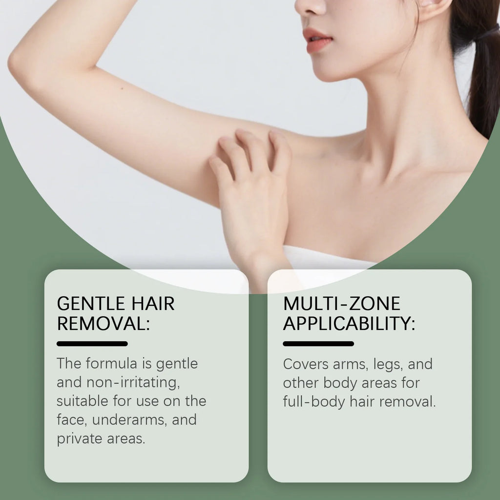 EELHOE Hair Removal Mousse Spray 5Min Fast Depilatory Foam Whole Body Smooth No Black Spots Painless For Women Men Oasis Select