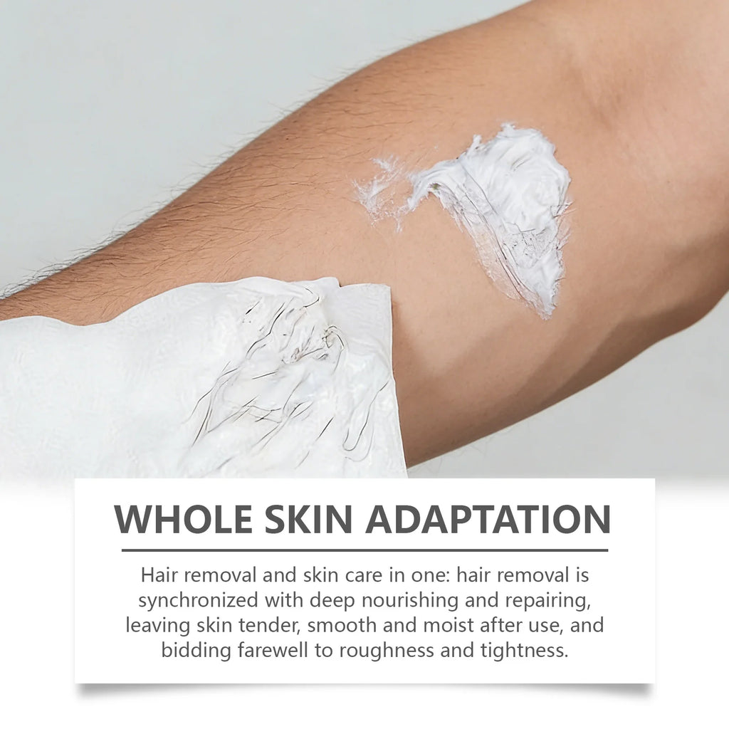 Soothing Hair Removal Cream Coconut Oil Moisturize Formula Painless