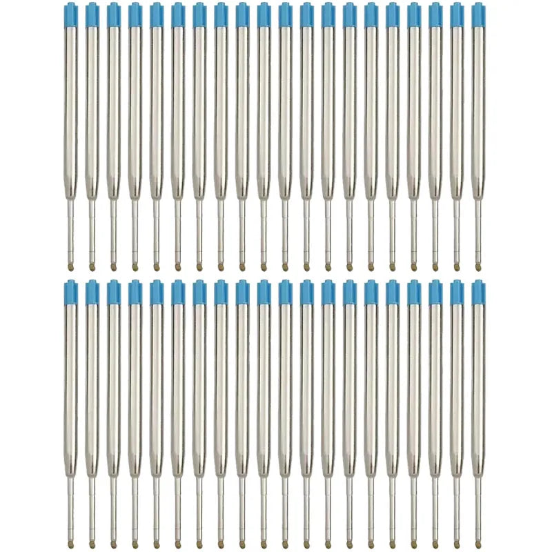 10/20/30/40pcs L:3.9 In Ballpoint Pen Refills for Parker Pens Medium Point blue Black Ink Rods for Writing Office Stationery Oasis Select 40 PCS Blue