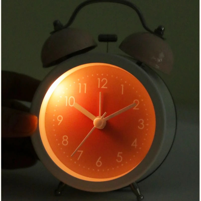 High Appearance Desktop Clock Ins for Elementary School Alarm Clock Girls Ornament Children Wake-up Tool Gradient Oasis Select