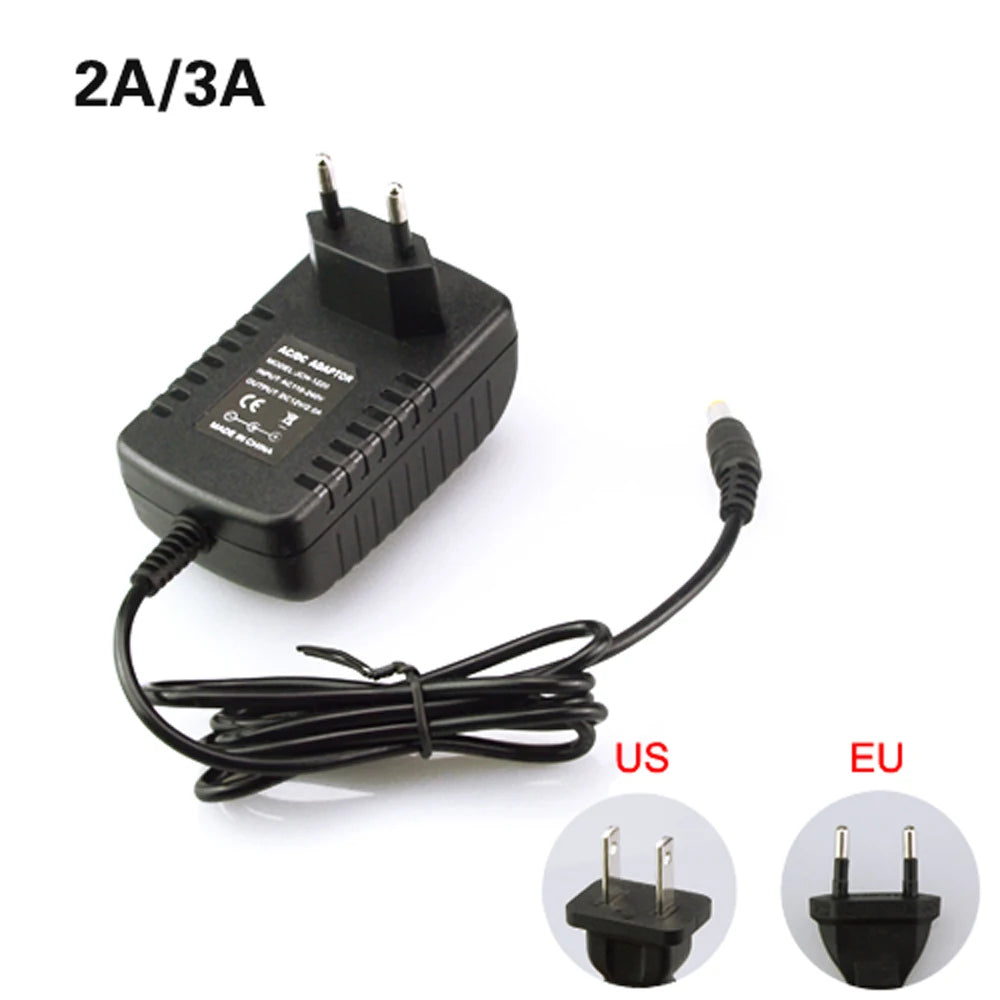 12V DC Power Supply Adapter 1A/2A/3A – LED Strips & Routers DC Power Adapter Oasis Select