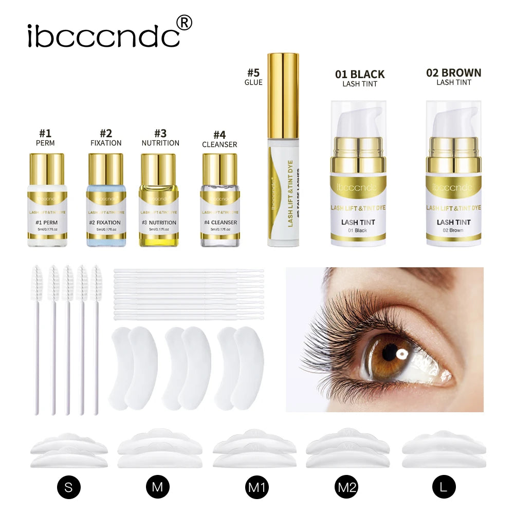 Semi-permanent Brow or Lash Lift and Tint Kit Professional Brow Lamination Eyelash Lifting Perming Lashes Dye Eyes Makeup Oasis Select