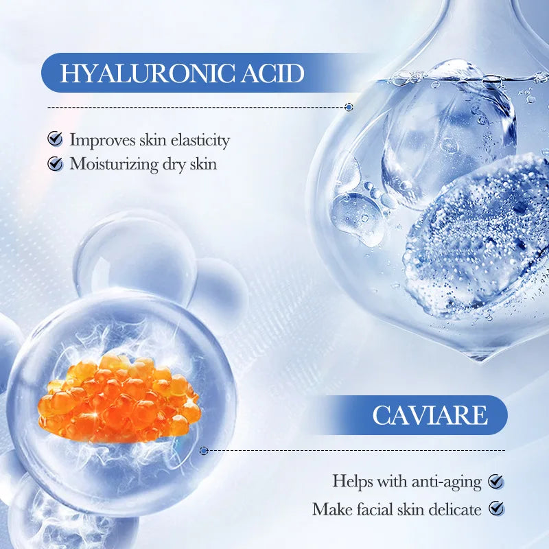 SADOER Caviar Face Wash – Deep Cleansing & Anti-Wrinkle Foam Foaming Facial Cleanser Oasis Select