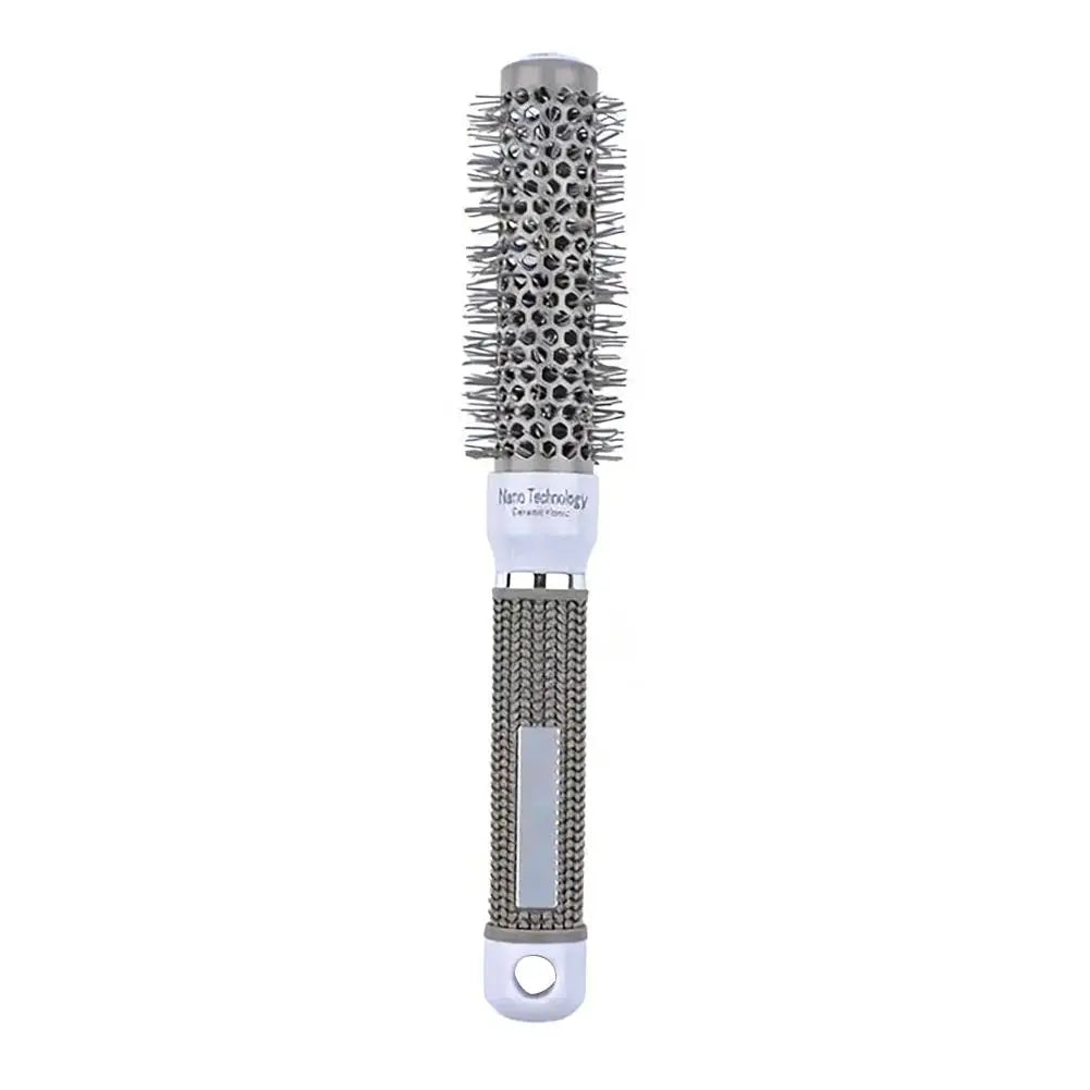 Ceramic Ion Hair Brush Nano Hairbrush Thermal Ceramic Ion Round Comb Hairdressing Hair Salon Styling Drying Curling Oasis Select A CN