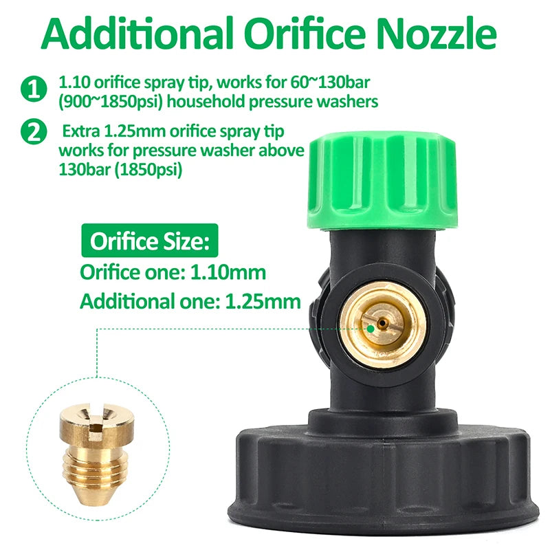 Pressure Washer Foam Cannon & Snow Foam Lance – 1/4" Quick Connector
