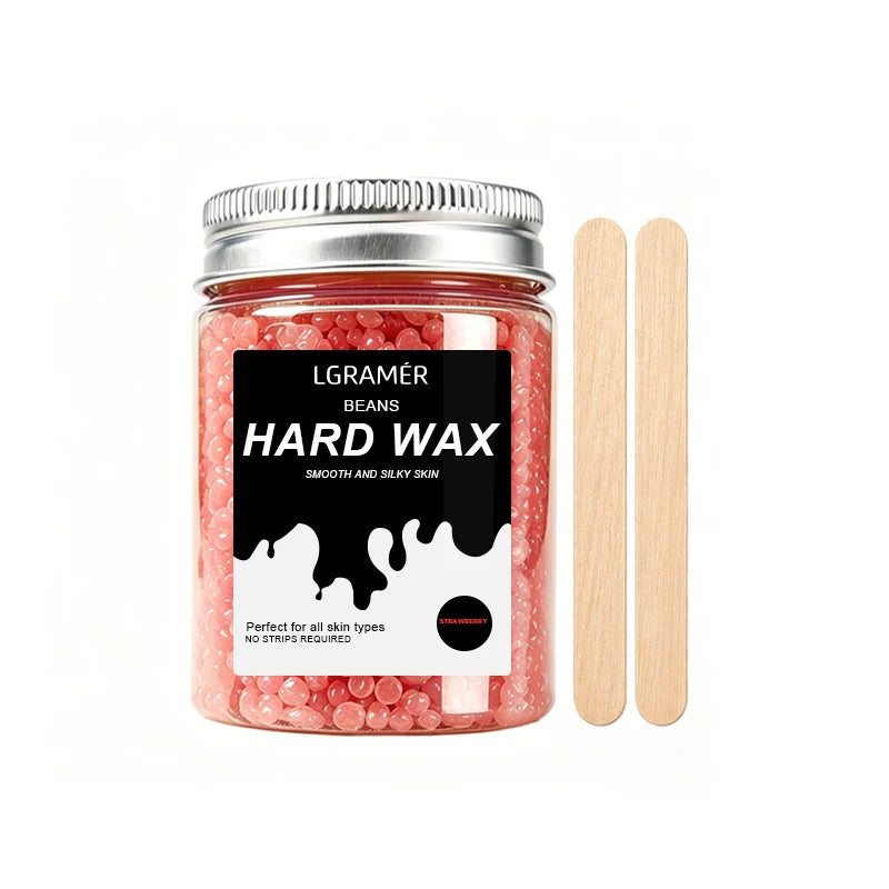 LGRAMER Hard Wax Beads for Hair Removal | 80g/380g Scented