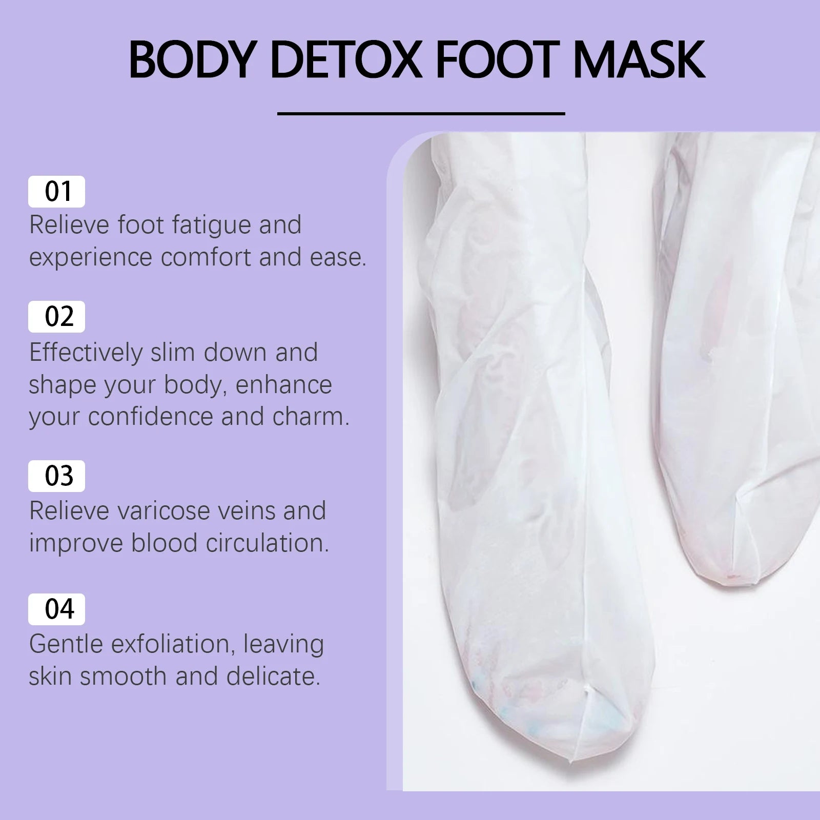 Exfoliating Foot Mask Remove Dead Skin Soften Calluses Anti Cracked Moisturizing Foot Care Foot Peel Mask Socks Foot Skin Care Oasis Select