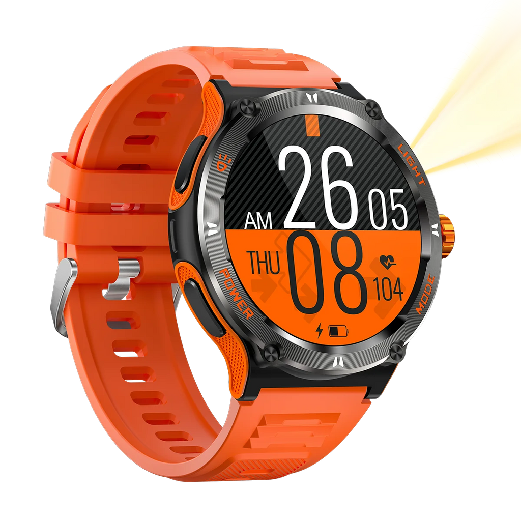MINGCC Bluetooth Smartwatch 2025 – Calls, Health & Compass
