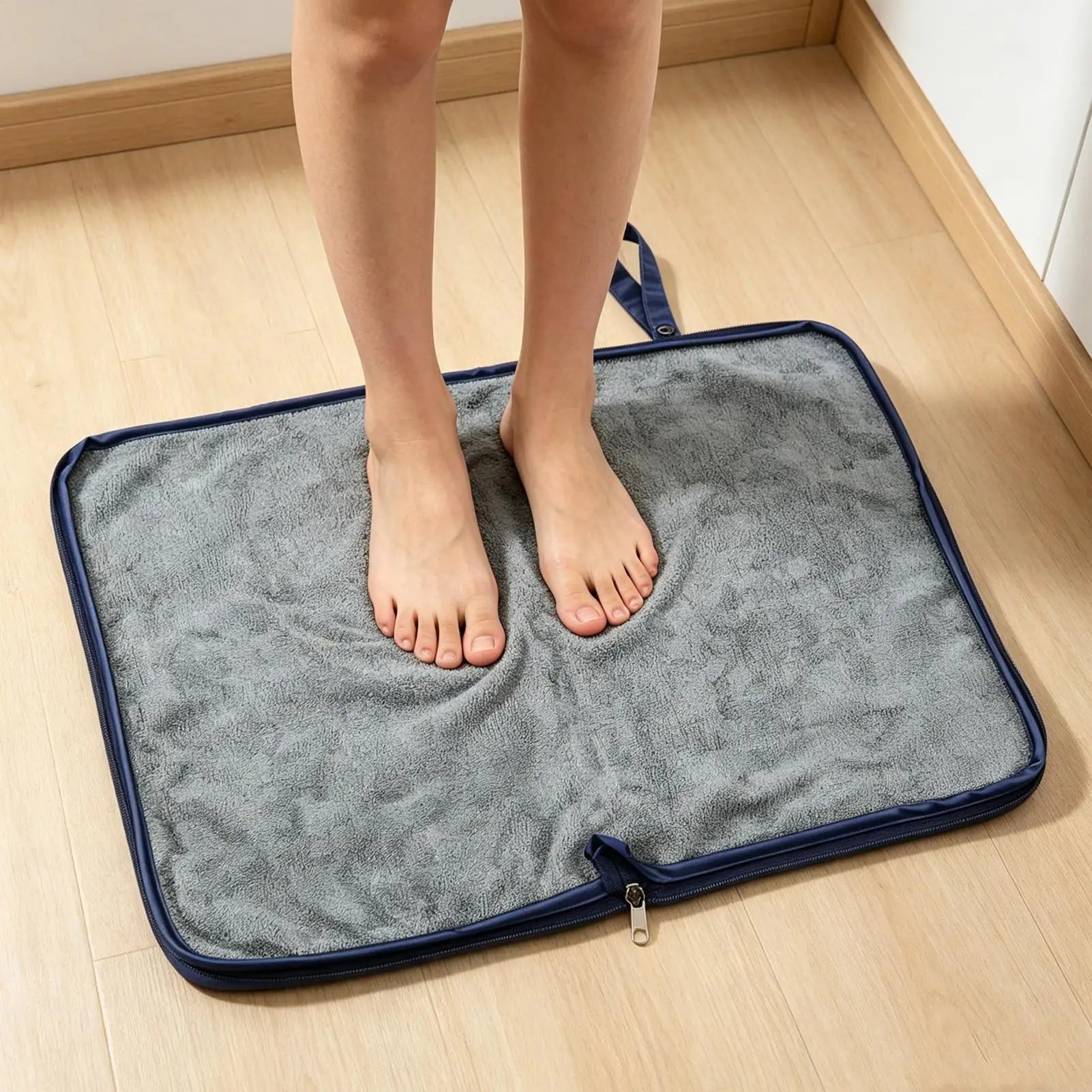 1PC Zipper Closure Towel Wet Bag Leak-proof Diaper Bag Dry And Wet Separation Swimming Suit Pouch Handle Swim Bag Pouches Oasis Select