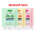 SADOER Vitamin C Avocado Sheet Masks – Hydrate & Brighten Face Sheet Mask Oasis Select each 1pcs