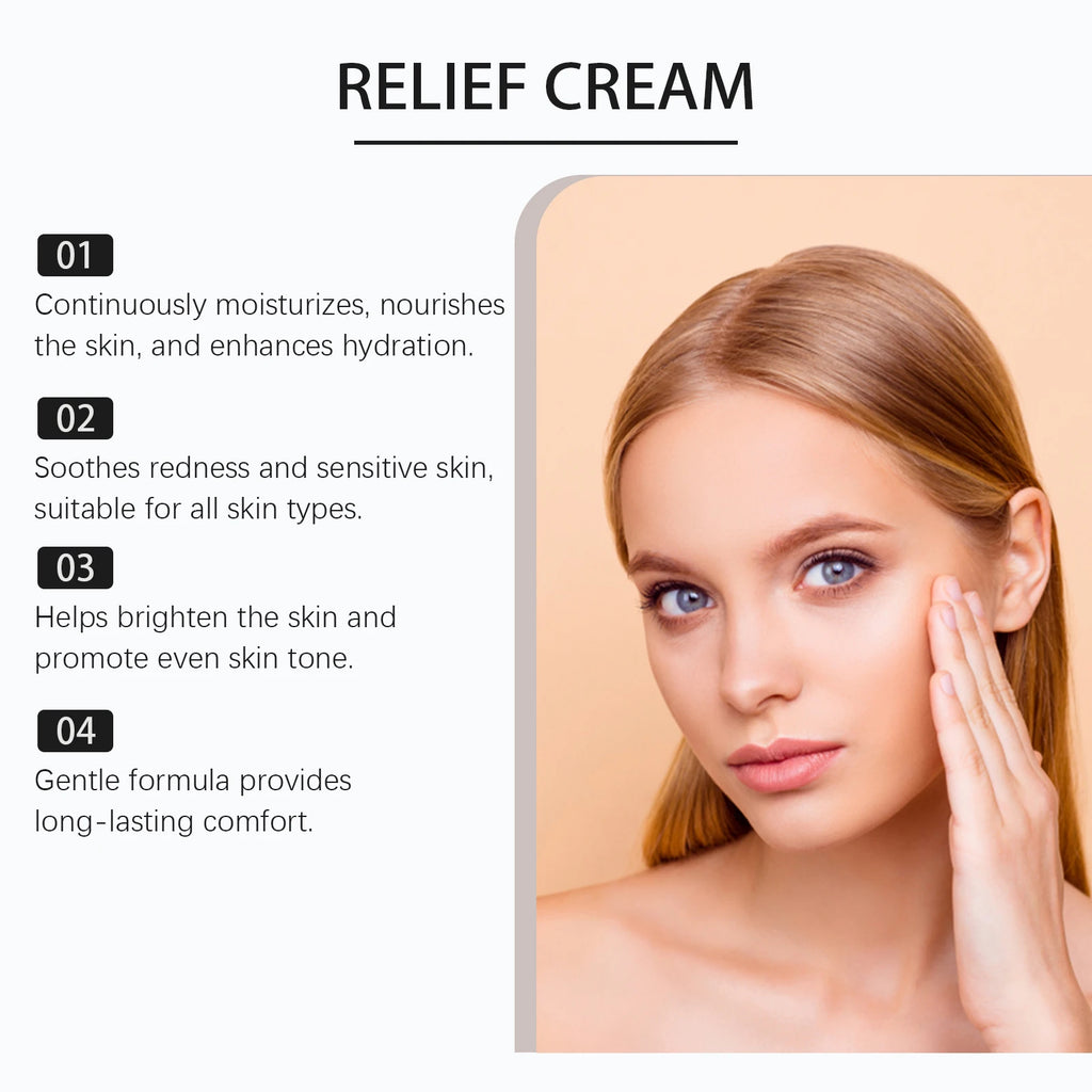 345 Relief Cream – Hydrating, Brightening & Soothing Face Cream Face Moisturizer Cream Oasis Select