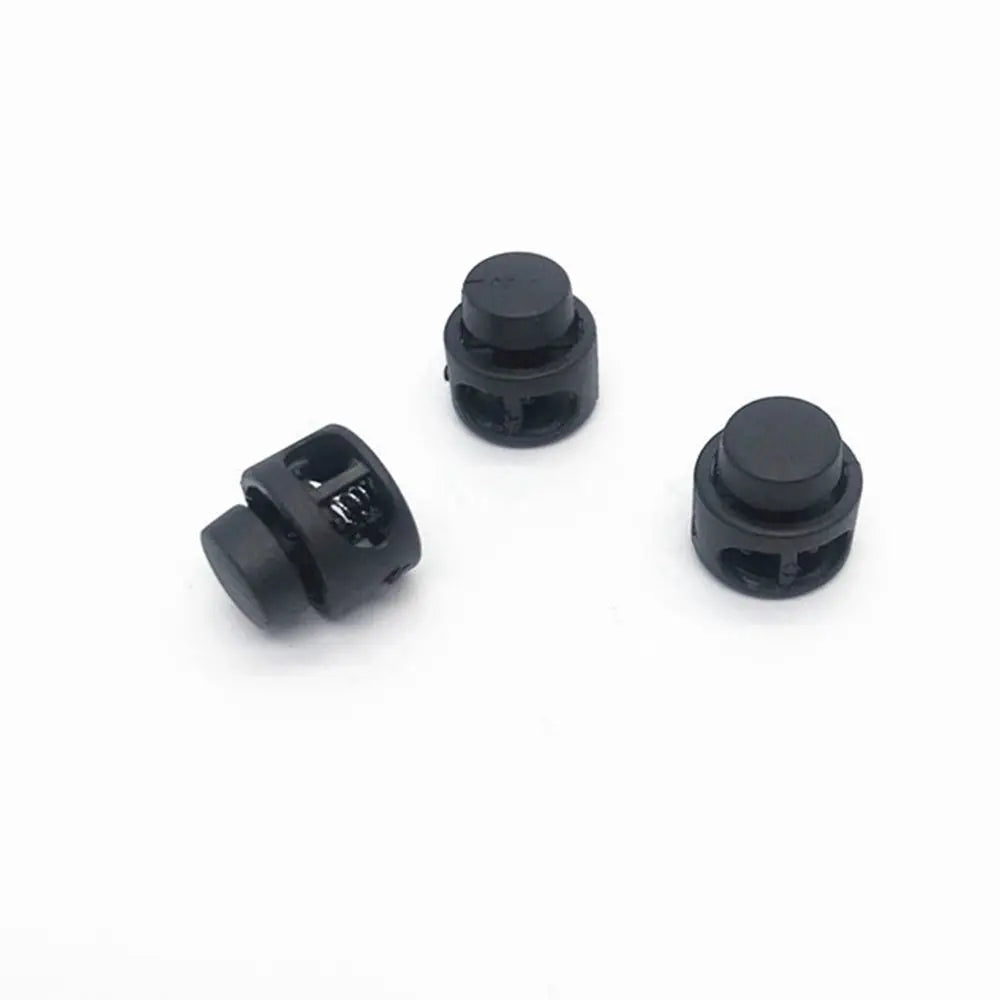 5mm Cord Lock Clips 2-Hole Toggle Stopper Buckle 10 Pack