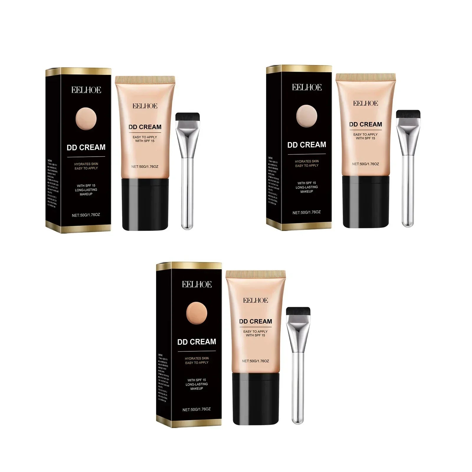 EELHOE DD Cream Foundation – Full Coverage & Oil Control Liquid Foundation Oasis Select