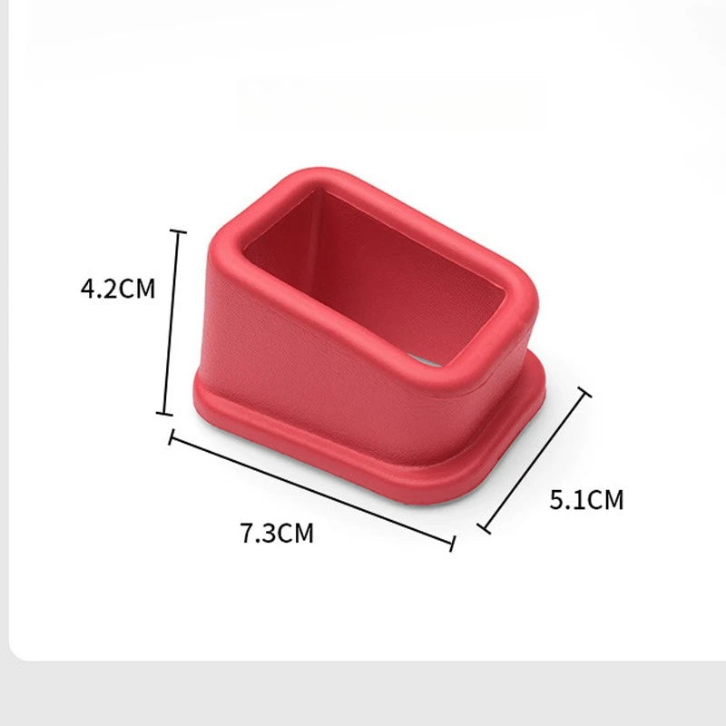 Anti-Slip Silicone Holder 1/2/4PCS Car Seat Belt Slot Fixer Safety Belts Lock Buckle Fixing Auto Interior Decorative Accessories Oasis Select