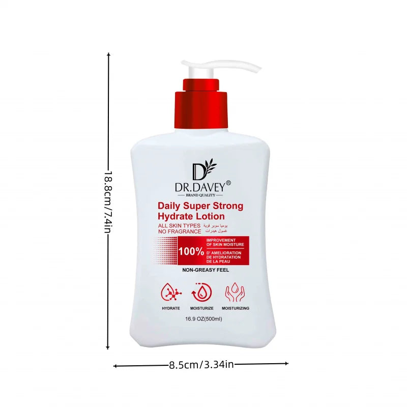 DR.DAVEY Daily Hydrating Body Lotion – 500g+ Men & Women
