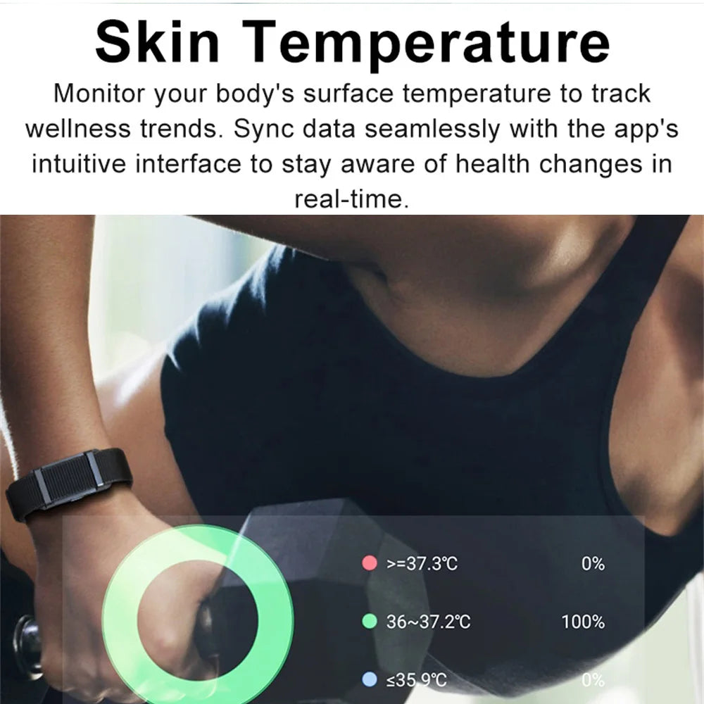 Couples Wristband Screenless Smart Bracelet Sports Fitness Tracker Pedometer Call Reminder Waterproof Sleep Heart Rate Monitor Oasis Select