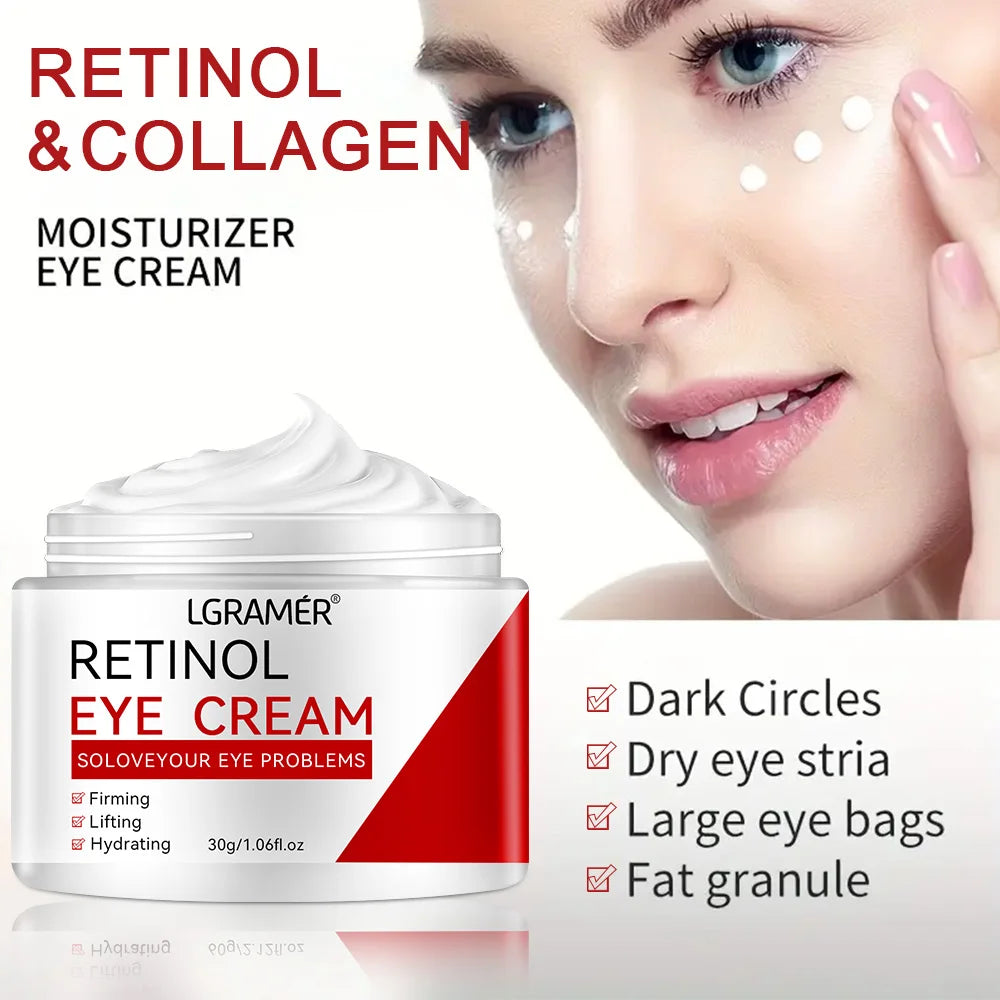 Retinol Eye Cream Lightening Dark Circles Firming Skin Instant Eye Repair Serum Stick for women Women Eyes Care 60g Oasis Select Default Title