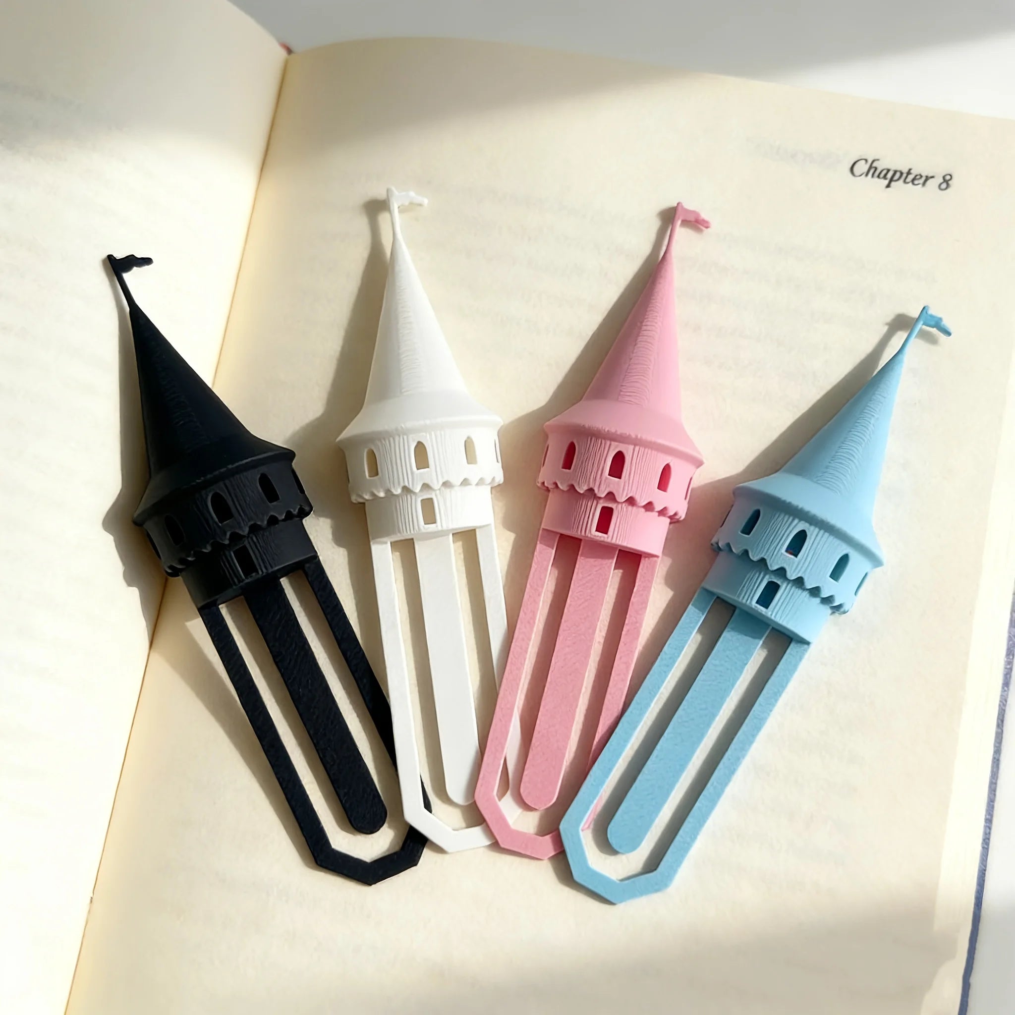 Magic Castle Spire Bookmarks Home Creative Page Stand Books Decor Cute Novelty Reading Accessories Desktop Ornaments Party Gifts Oasis Select