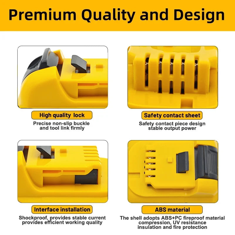 1For DeWalt 12V MAX 2.0Ah 3.0Ah 5.0Ah 6.0Ah Battery DCB124 DCB125 DCB122 Rechargeable Tool Pack. Oasis Select