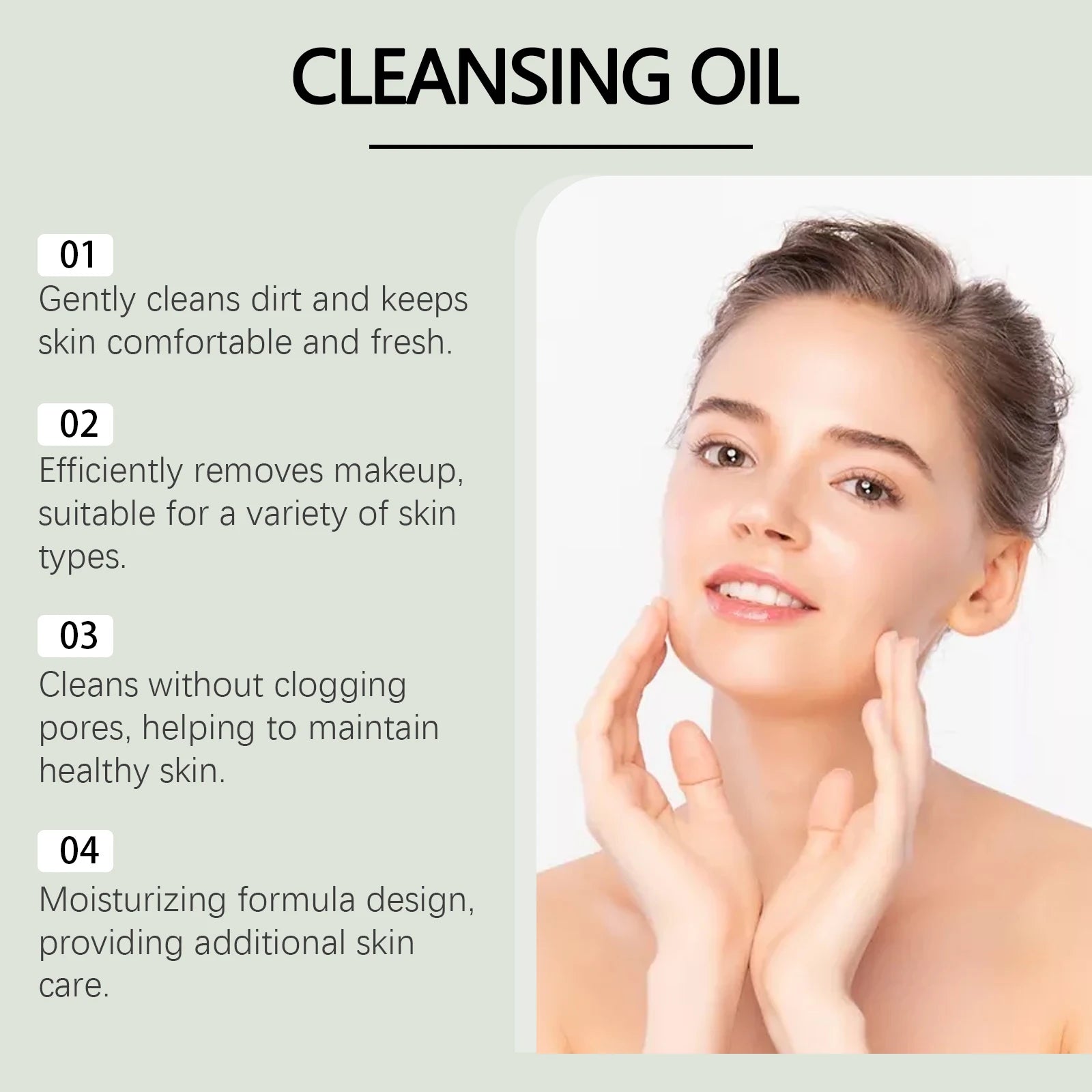 Hoygi Gentle Cleansing Oil – Makeup Remover Face, Eye & Lip