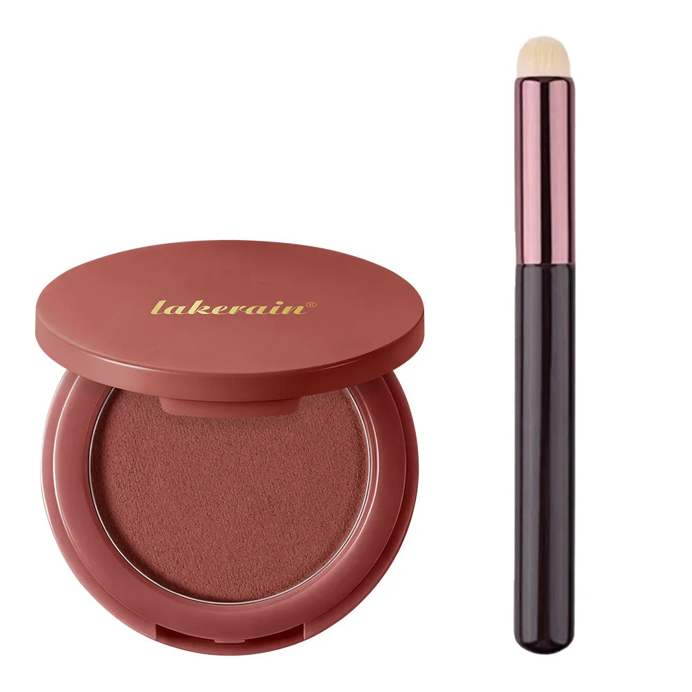 Soft Poke Matte Blush & Brush Long-wear Seamless Skin Fusion Dewy Glow Matte Bouncy Blusher Moisturizer Lightweight Woman Makeup Oasis Select SET 3