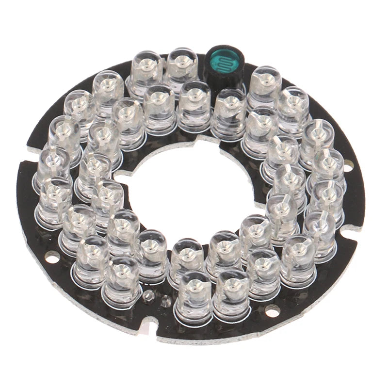 IR 36 LED Light Board Infrared Lamp Board Module for Day Night Vision Camera Security Camera High Definition IR LED 90 degrees Oasis Select