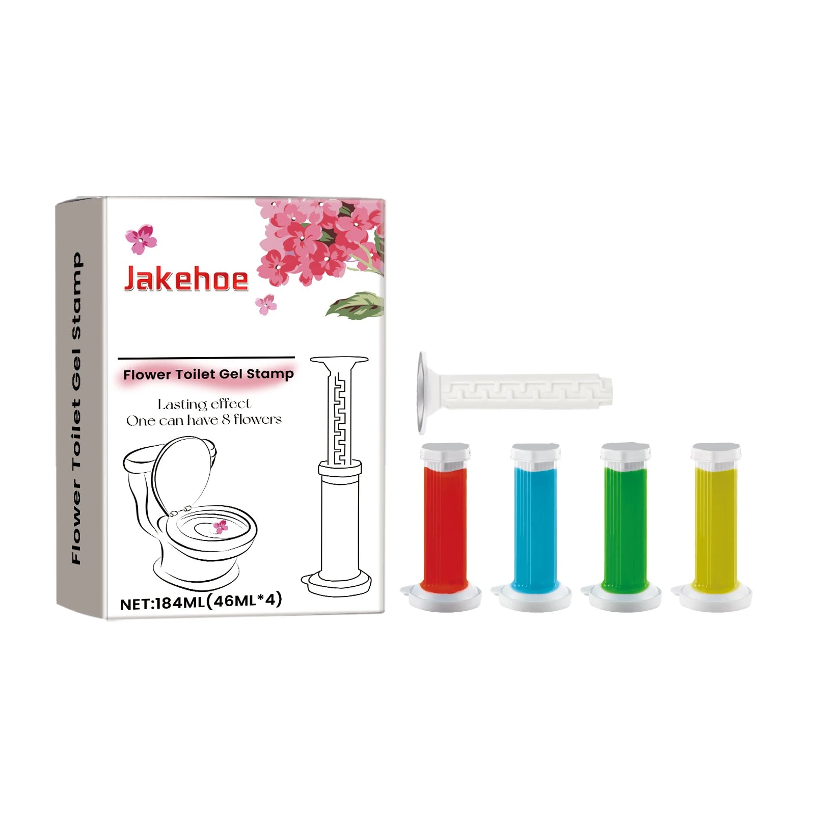 JAKEHOE Toilet Bowl Cleaning Gel – Odor Remover & Stain Fighter Toilet Bowl Cleaner Oasis Select 184ml boxed
