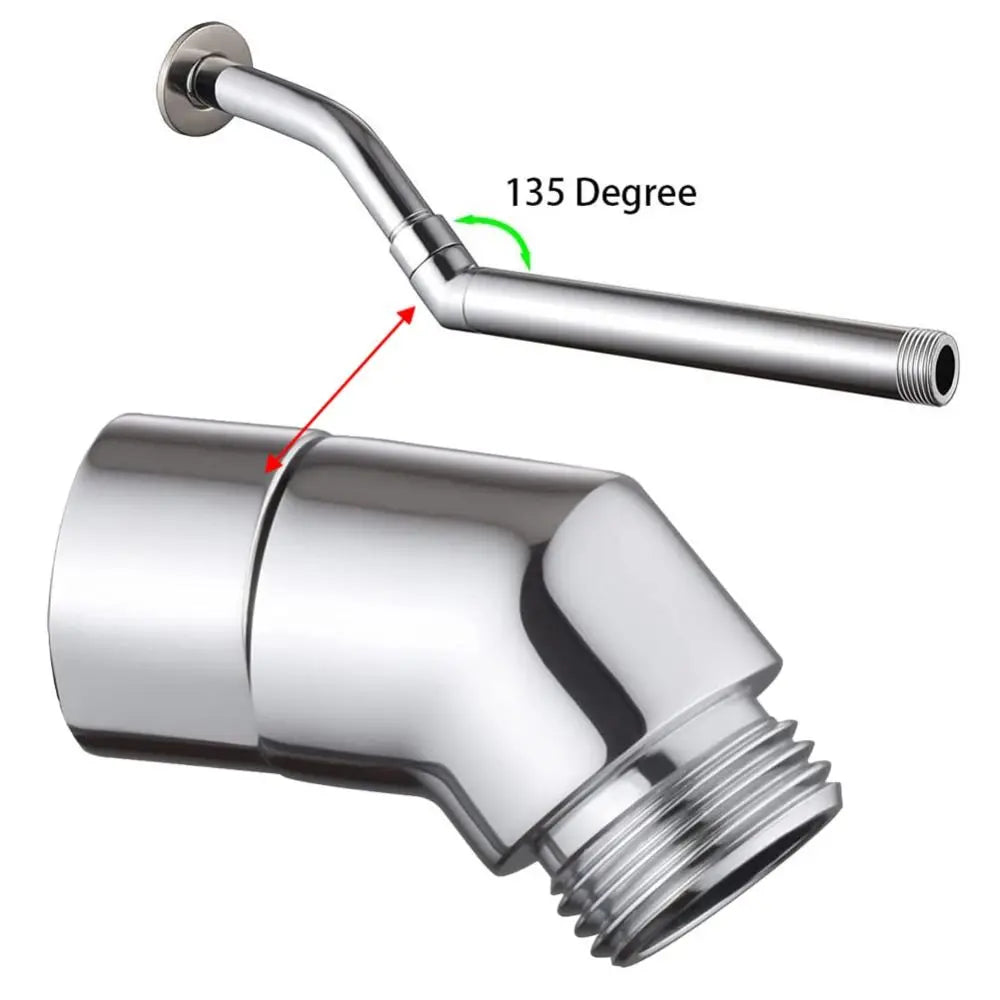 Useful Angle Change Shower Elbow Adapter 90° 135° G1/2 Shower Connector Universal Bracket Bathroom Sprinkler Nozzle Accessories Oasis Select