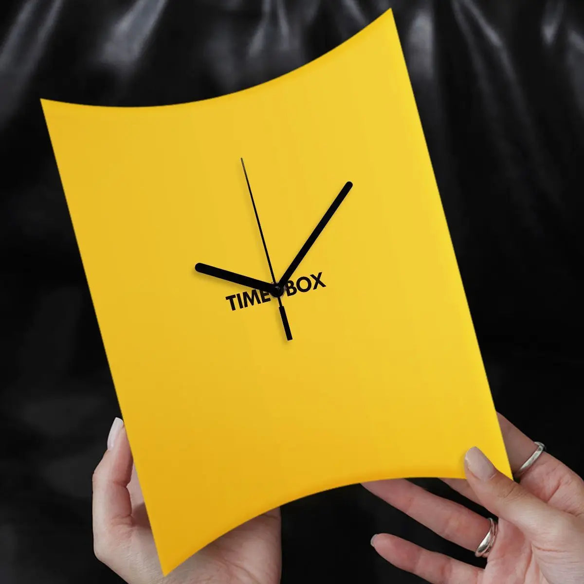 Time Box Modern Creative Living Room Wall Clock Simple Bedroom Decoration Perforated Silent Clock Clocks Wall Home Decor Oasis Select