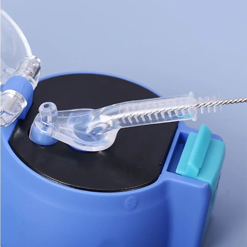 5/10PCs stainless soft hair suction glass tube cleaner brushes tools fish tank straw bottle cleaning brush long straw brush Oasis Select