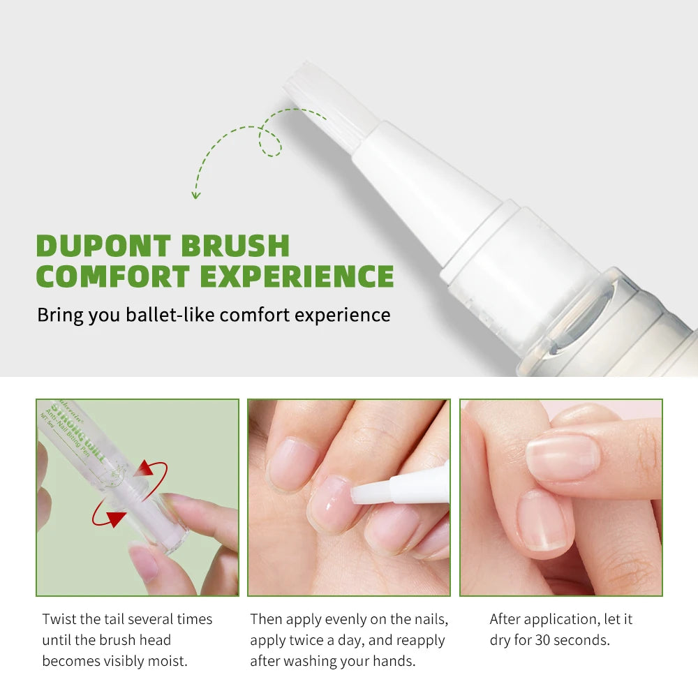 Strong Will Anti-Nail Biting Click Pen Stop Nail Biting Care Nails Improve Nail Biting Behavior Strong Bitter Aquamarine Pen Oasis Select