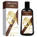 4-in-1 Chestnut Brown Hair Dye Shampoo – Instant Gray Coverage Hair Dye Shampoo Oasis Select Nourishing