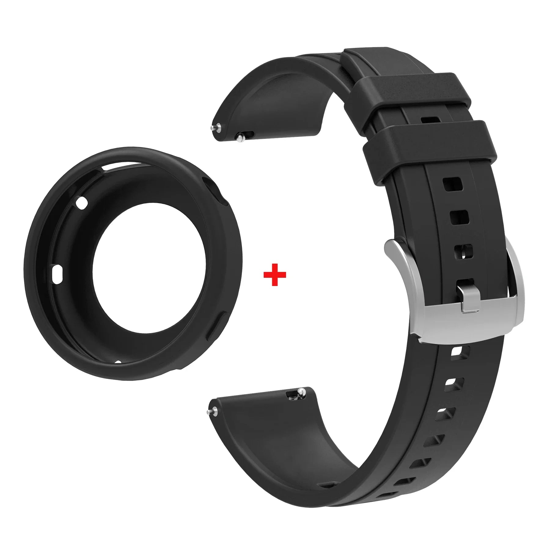 Silicone Case & Strap for Huawei Watch GT4 GT5 41mm | Protective Smartwatch Case & Strap Oasis Select