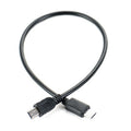 Micro USB Male To Mini USB Male Data Adapter Converter Cable Cord Oasis Select one size
