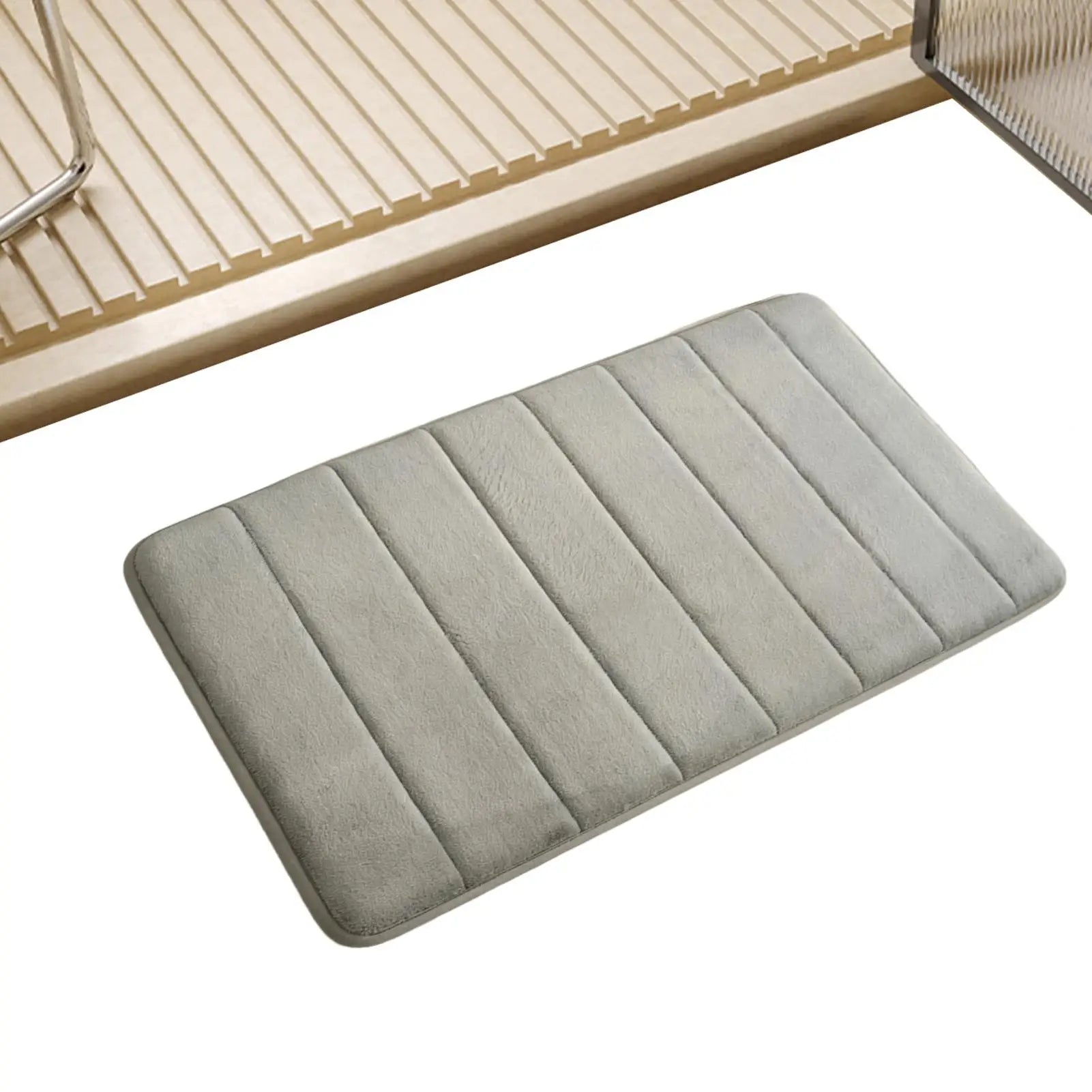 Bath Mat Coral Velvet Absorbent Quick Drying Door Mat Bathroom Floor Mat Door Mat Household Bedroom Non Slip Foot Mat Oasis Select