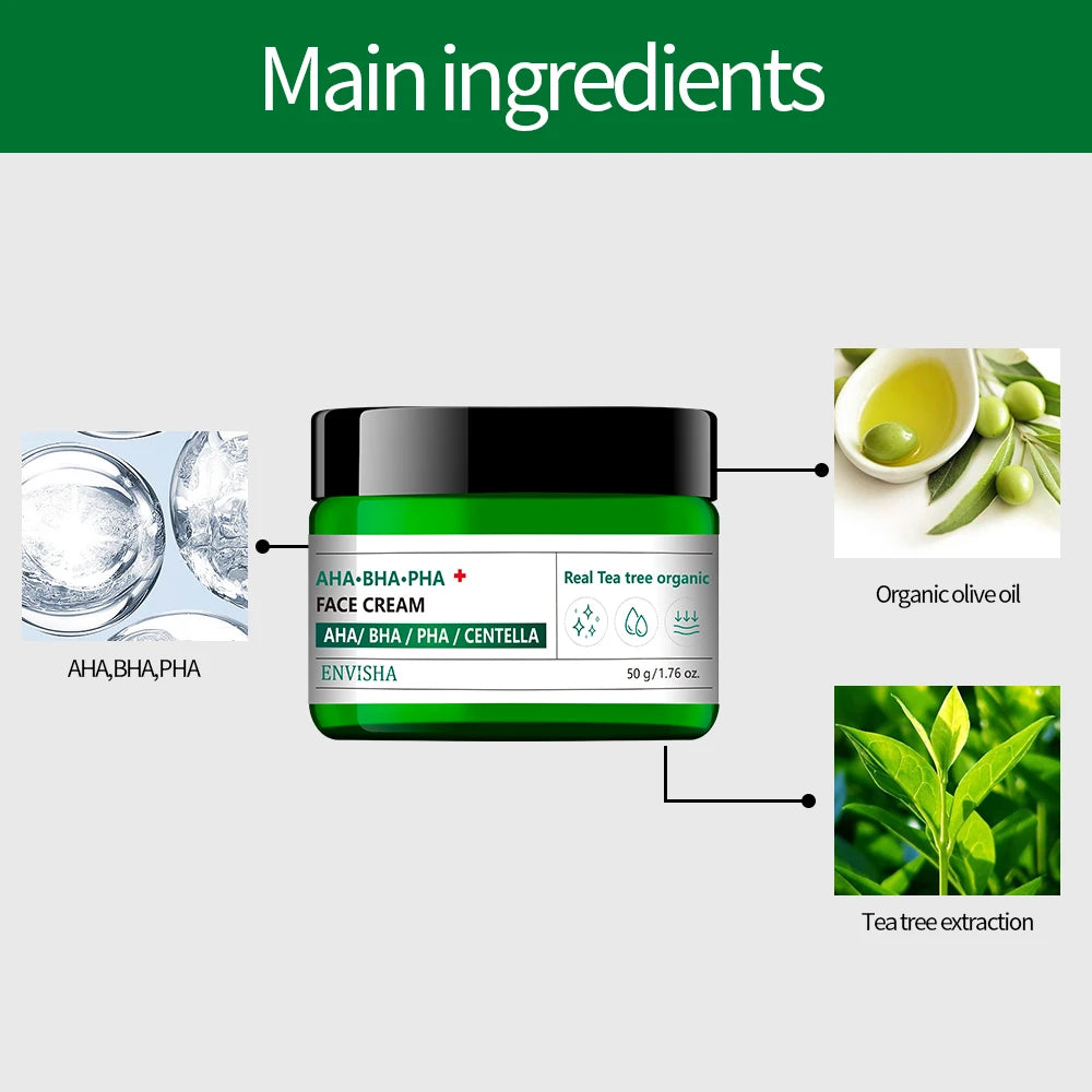 ENVISHA Face Cream – Collagen, Hyaluronic Acid & Retinol 50ml Face Moisturizer Cream Oasis Select