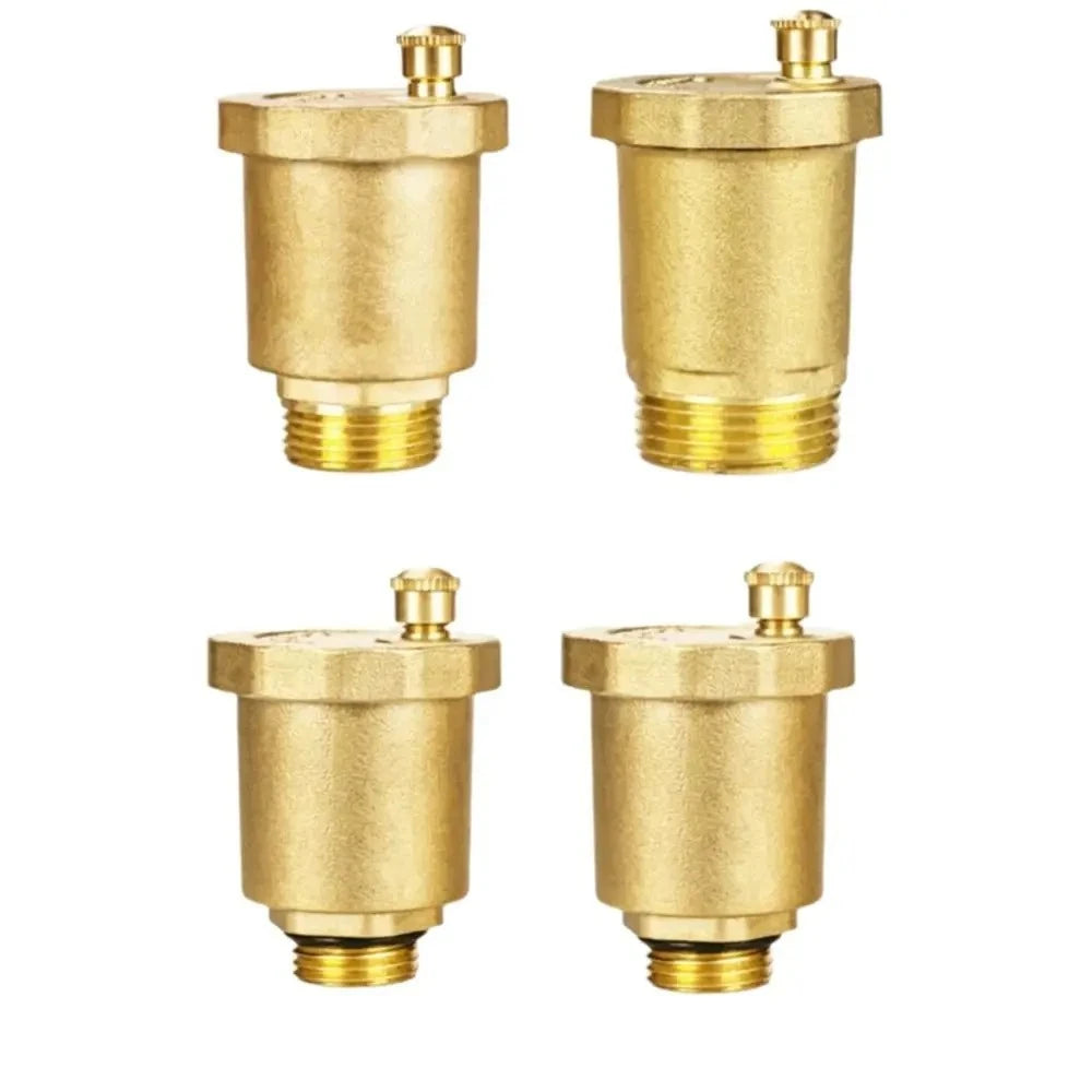 Brass Material Automatic Operation Exhaust Pressure Relief Valve One-way Standard External Thread Pressure Relief Exhaust Valve Oasis Select