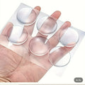6pcs Clear Silicone Door Stoppers Shock Absorbent, Reusable Wall Protectors for Doors Knobs Door Stopper Wall Protector Oasis Select Blue