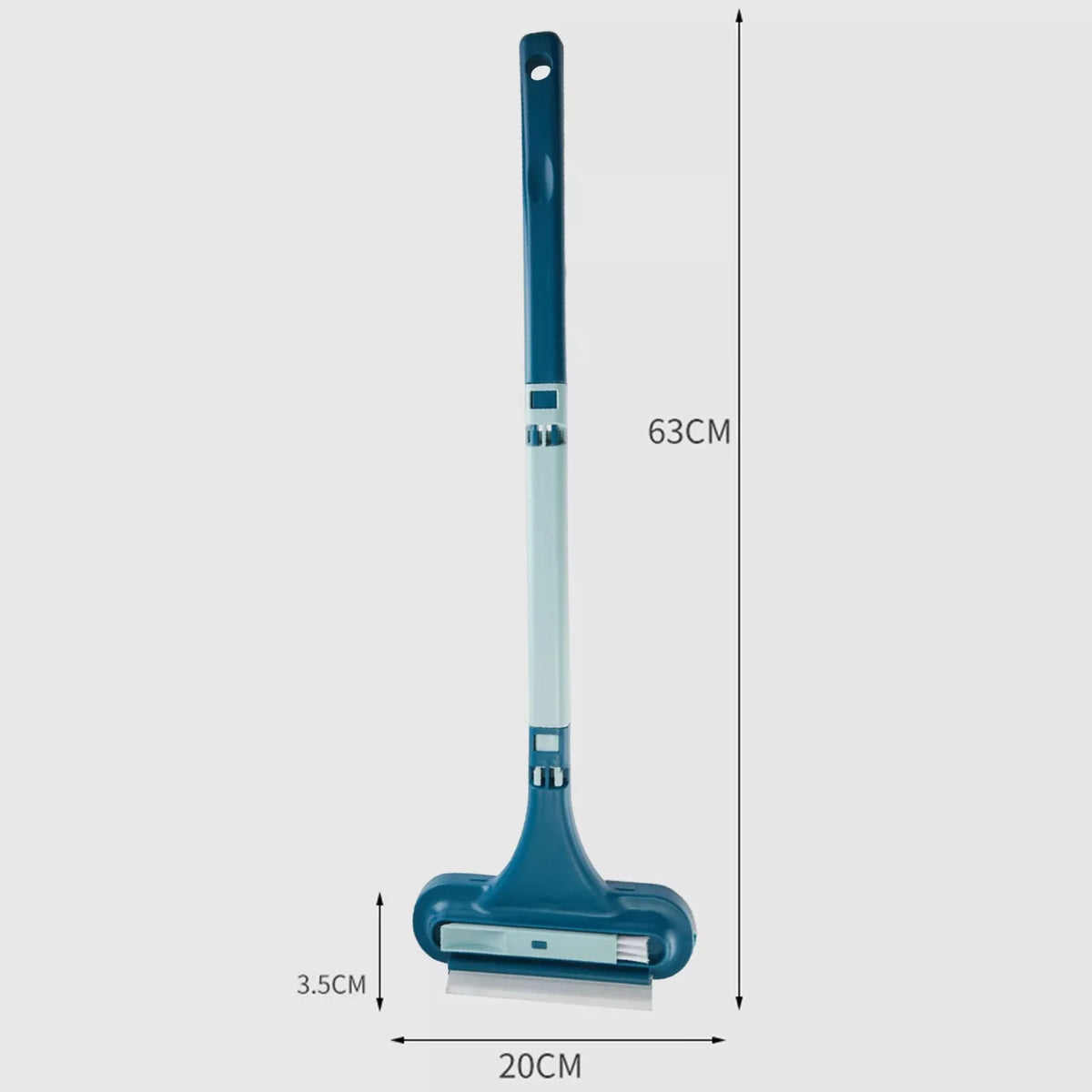2 in 1 Window Mesh Screen Brush Window Cleaner Magic Broom Wiper Telescopic Long Handle Window Mop Squeegee Wiper Cleaning Tool Oasis Select