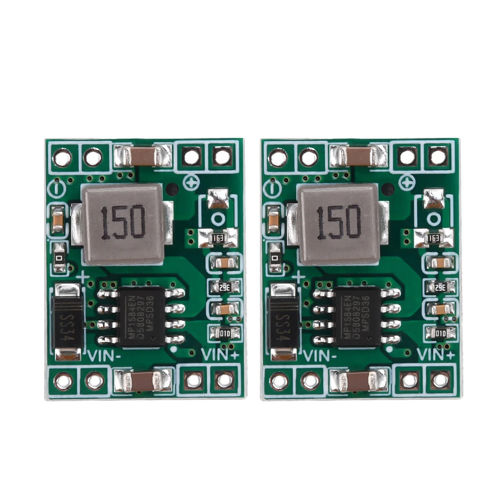 Buck Converter Mini Voltage Regulator 3A High Efficiency DC 4 5-28V to 0 8V-20V Step Down Power Supply Module for DIY Projects Oasis Select 2pcs