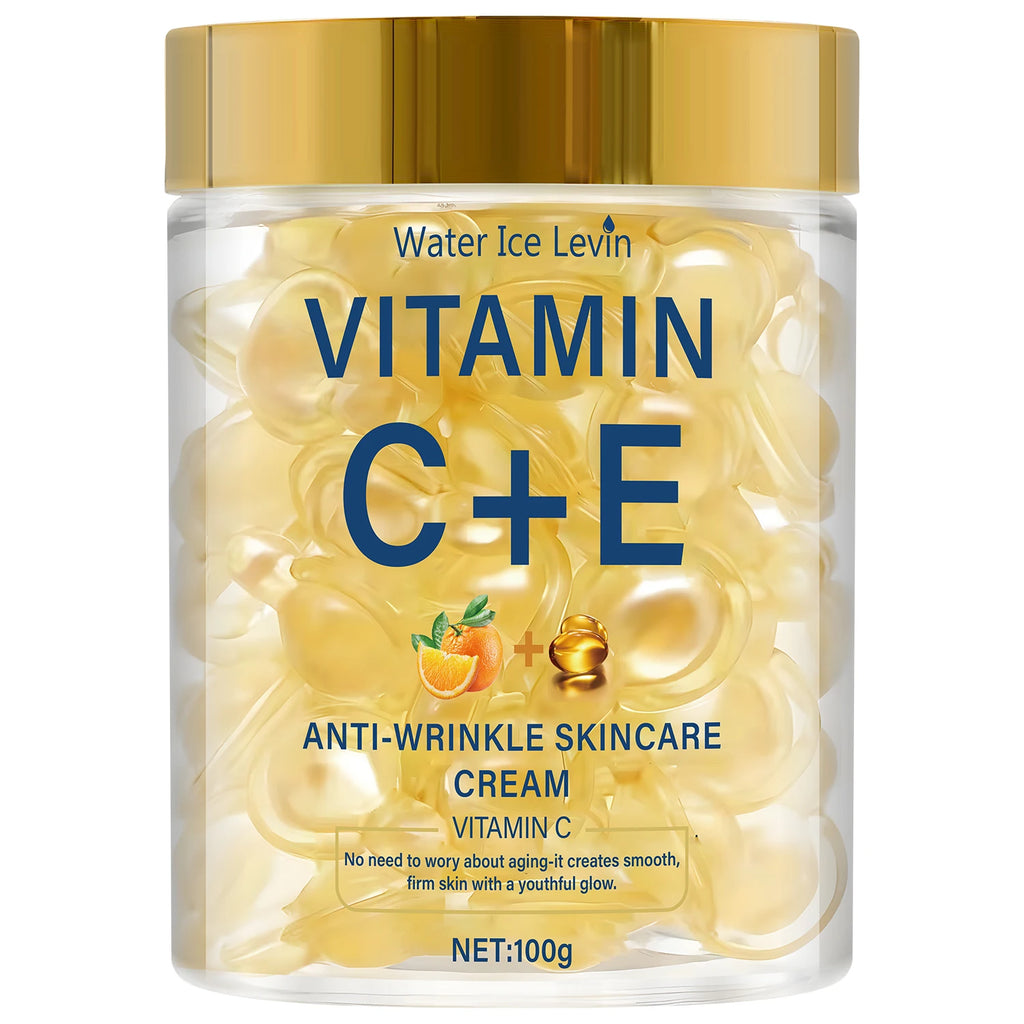 Vitamin C+E Anti-Wrinkle Cream – Retinol & Hyaluronic Acid Anti-Aging Face Cream Oasis Select WHITE 100g