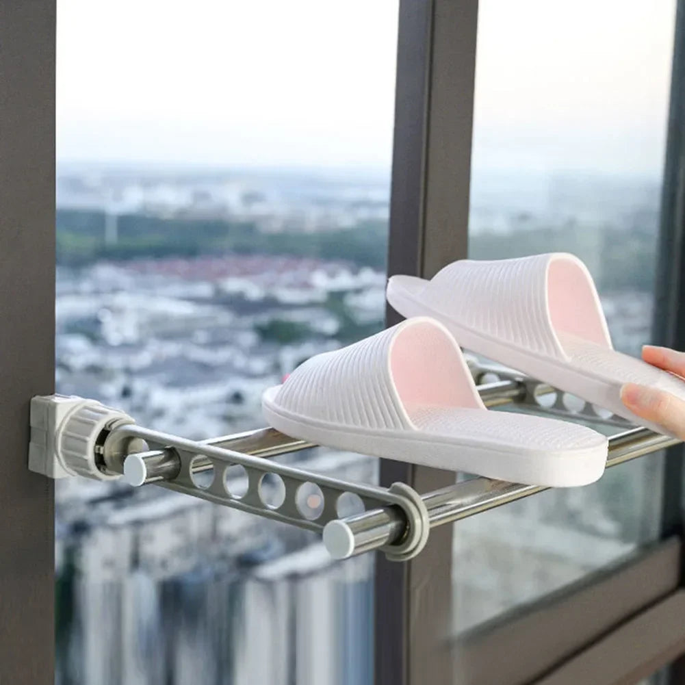 Portable Window Frame Clothes Drying Rack – Travel & Hotel Clothes Drying Rack Oasis Select