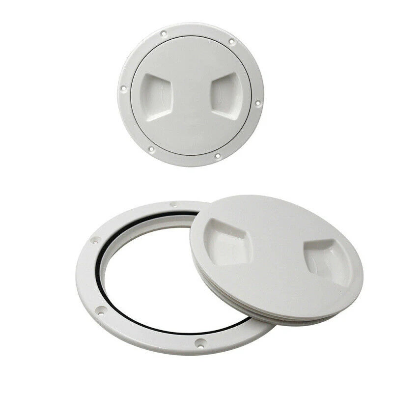 5Inch Round Access Hatch Deck Cover Lid For Marine Boat Yacht Inspection Sealing Cover Outdoor Water Sport Tool Accessories Oasis Select