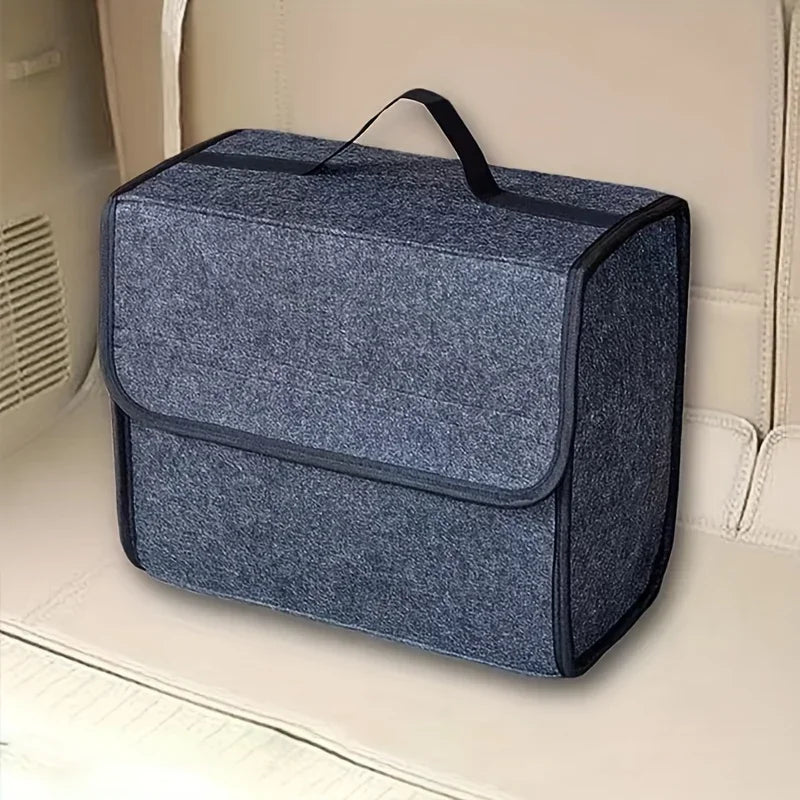 Car Storage Box Felt Small Trunk Storage Portable Car Foldable Storage Box Oasis Select