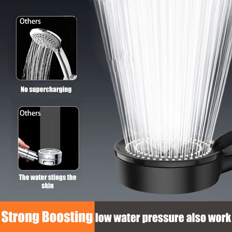 Showerhead bathroom portable heads showers showerhead common interface replete for shower accessories five modes multi color Oasis Select