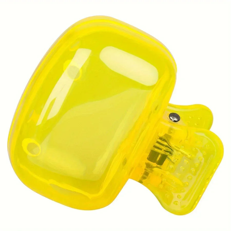 Travel Toothbrush Head Covers Toothbrush Protector Cap Brush Pod Case Protective Portable Plastic Clip For Household Travel Oasis Select YELLOW