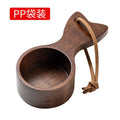 Walnut Wood Coffee Beans Solid Wood Measuring Spoon Coffee Powder Weighing Wooden Short Handled Coffee Spoon Oasis Select 1pc